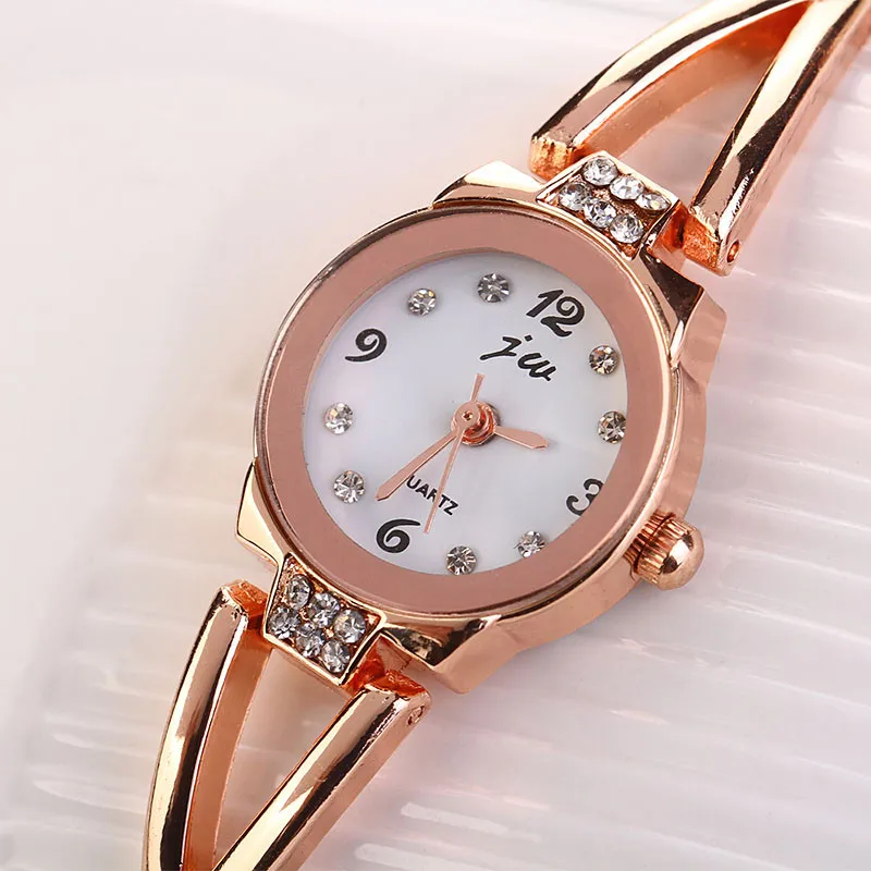 Модные Роскошные Для женщин Девушка браслет часы ПР Леди наручные часы тонкой цепочке дамы платье кварцевые часы женские часы Montre Femme A4