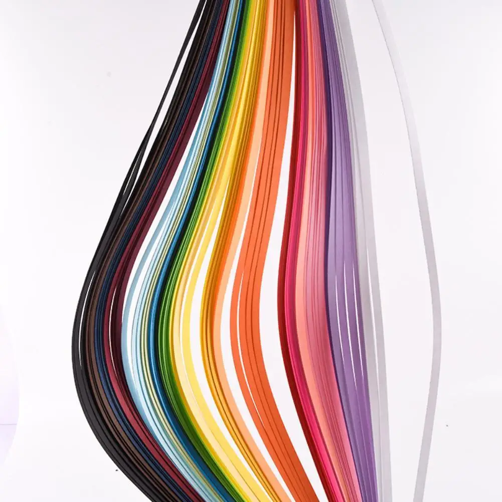 1680 полоски 36 разноцветные бумагокручение Квиллинг инструмент 3 размера 5 мм x 540 мм/3 мм x 540 мм для Крафтовая бумага для творчества ремесло