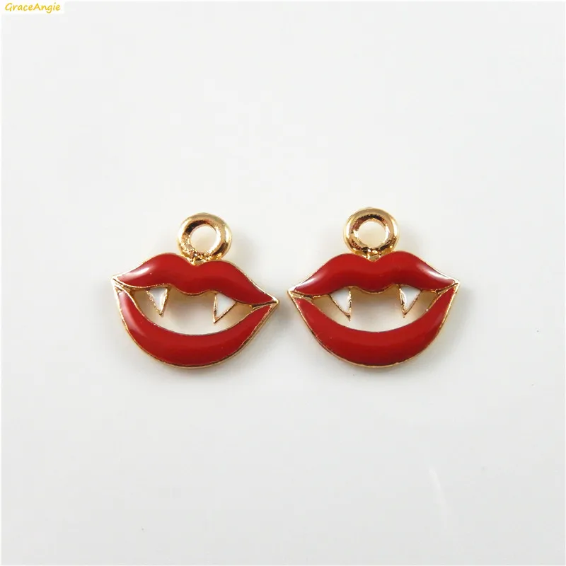 Buy GraceAngie 15pcs Sexy Red Lip Vampire Mouth Shape