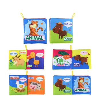

Colorful Soft Books Infant Early Intelligence Development Early Education Cloth Book Activity Books