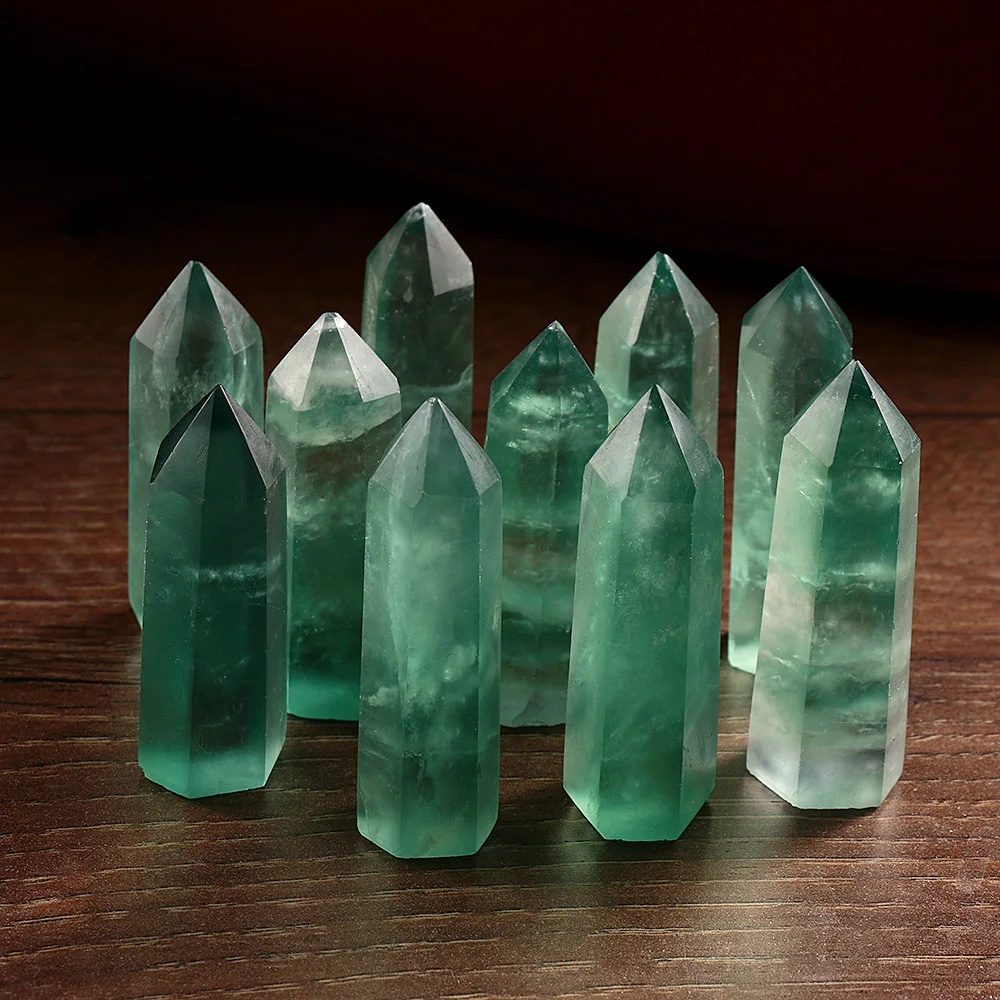 

Fashion 50-60MM Large Handmade 100% Natural Rock Pink Rose Quartz Crystal Wand Point Healing Crystal Stone Collectables Stones