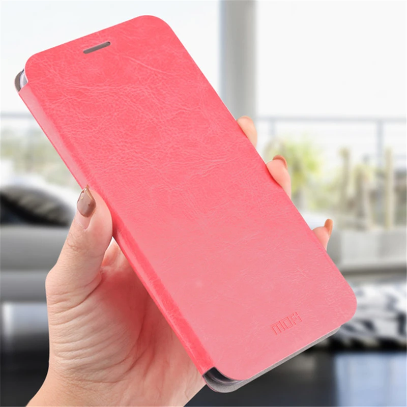  Mofi For Xiaomi Redmi Note 8 8T 7 5 4X Case Hight Quality Luxury Flip Leather Stand Case PU Leather
