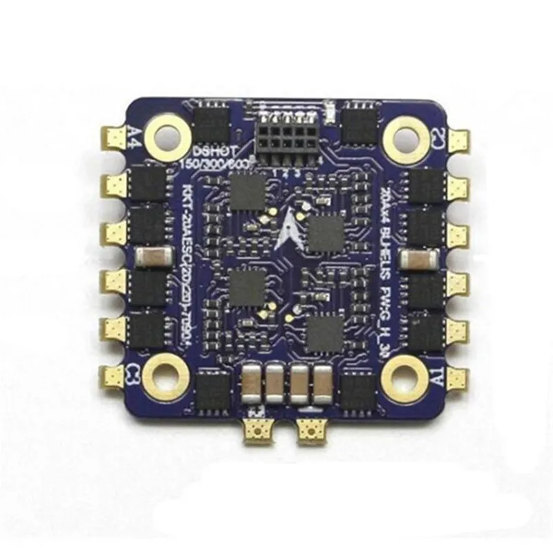 LDARC/Kingkong 20x20 мм 2 Слои KK Flytower 20A BLheli_S ESC и F4 Полет контроллер w/OSD для DIY RC гоночных мульти ротора