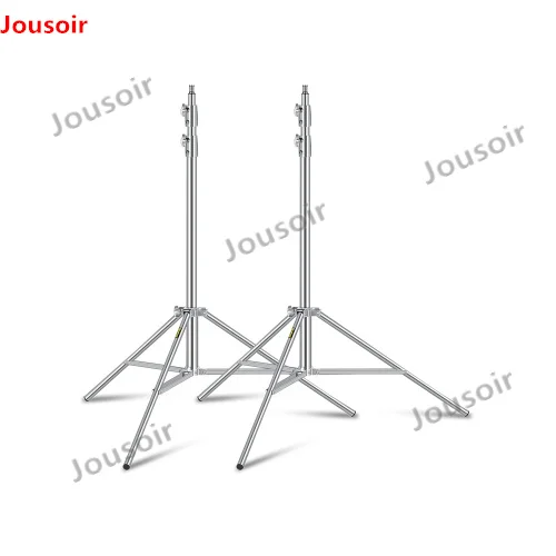  2pcs Stainless Steel 2.73M Heavy Duty Light Stand Tripod with for Photo Studio Softbox Video Flash 