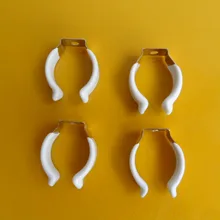 EMS DHL 500 шт./лот аксессуары Пластик пакеты T8 фиксированный кронштейн лампы карты металлический зажим пружинный зажим с пряжкой