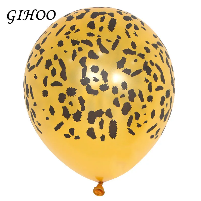 20pcs 20 штук 12 дюймов 3,2 г воздушные шарики из латекса с животными корова Тигр Зебра лапа воздушный шар леопардовой окраски день рождения гелиевые надувные глобусы подарки - Цвет: 20pcs