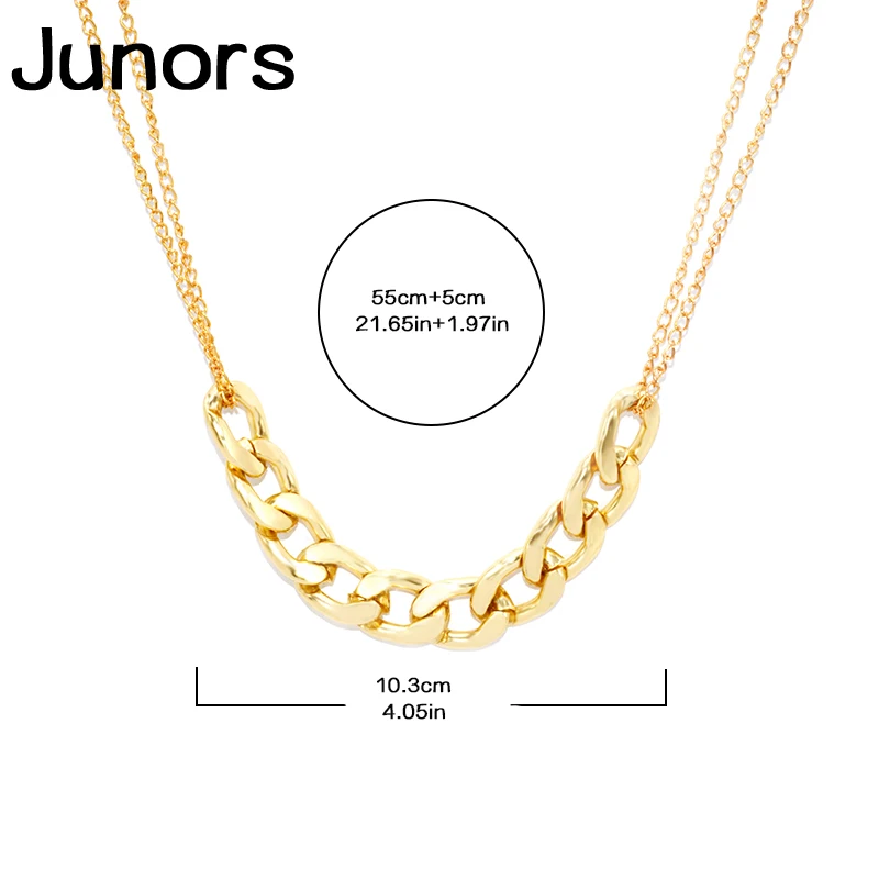 Женское Ожерелье чокер массивное Золотистое В Стиле Хип хоп подарочное