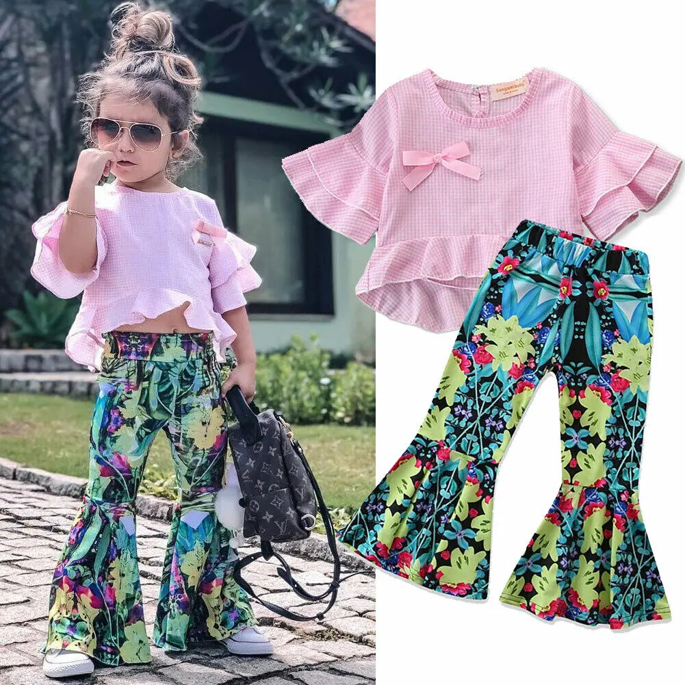 bell bottom pants for little girls