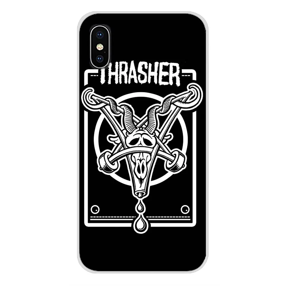 Для Apple iPhone X XR XS MAX 4 4S 5 5S 5C SE 6 6S 7 8 Plus ipod touch 5 6 аксессуары чехол для телефона Thrasher - Цвет: images 3