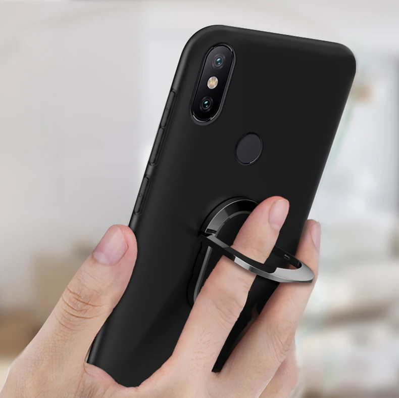 

Ultra Thin Finger Magnetic Ring Matte Case for DOOGEE N10 TPU Cover for Doogee N10 N 10 Cases