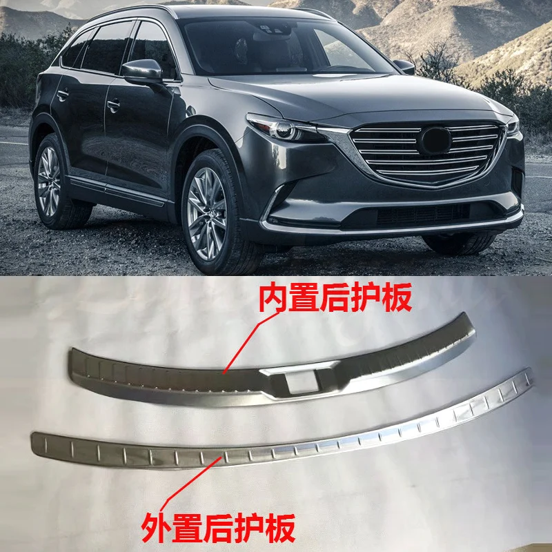 4PCS Dedicated Steel Door Scuff Plate Trim Cover For Mazda CX-3 2016 2017 2018