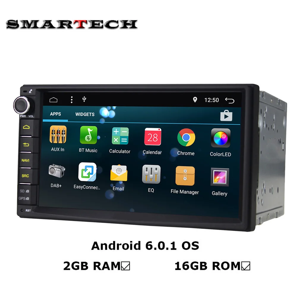 Android 6 0 Autoradio 2Din 7 Inch Screen Car Stereo GPS for Nissan Qashqai Kia Toyota