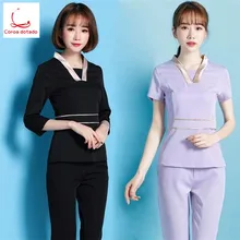 Косметологический салон красоты Рабочая одежда женский костюм брюки спа здоровье педикюр техник