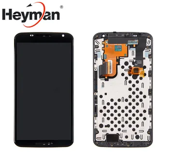 

Heyman LCD Screen and Digitizer Assembly touch with Front Housing Replacement for Motorola Nexus 6 XT1100 XT1103 Grade S+