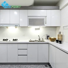 Белая DIY декоративная наклейка для ремонта старой мебели самоклеящаяся настенная бумага для кухонного шкафа шкаф ПВХ водонепроницаемая настенная бумага
