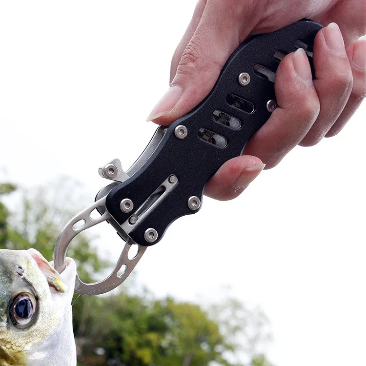 

Multi-Function Pliers Finger-type 304 Control Fish Pliers Multi-function Fish Control Anti-rust Lu Ya Fishing Device