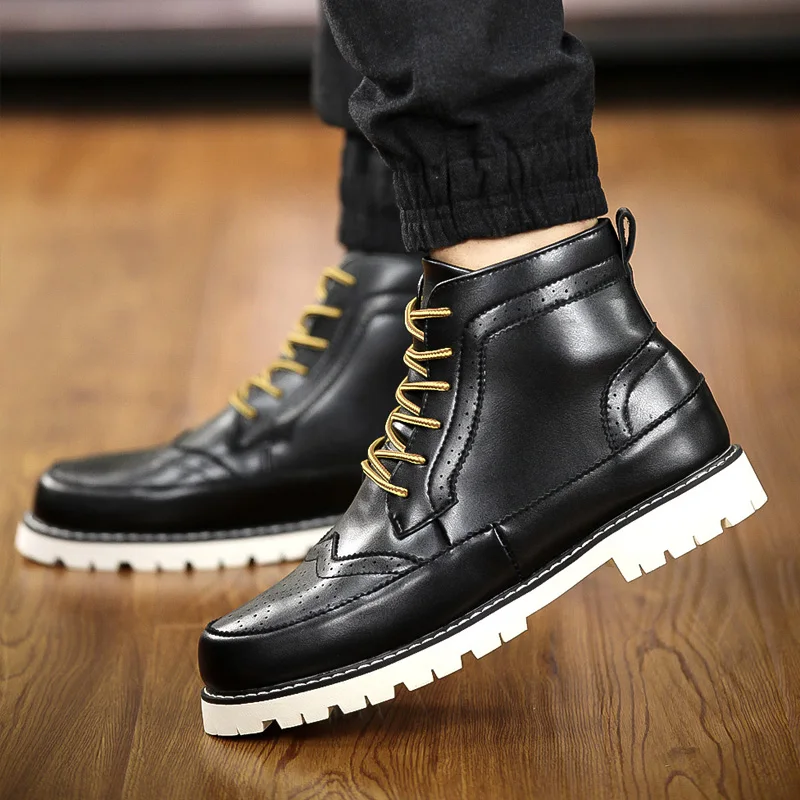 martin boots leather