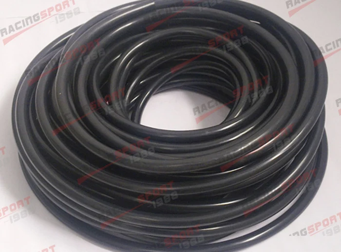 

6mm (1/4") Silicone Vacuum Hose Black Pipe "Sold By Foot" High Performance