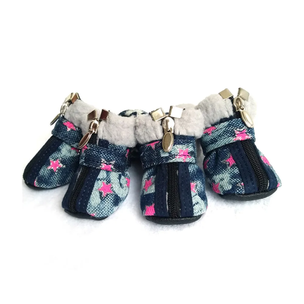 Environmental Dog Cat Pet Shoes Booties Rubber Socks Waterproof Winter