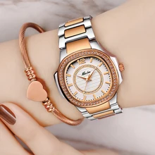 MISSFOX Best-Seller Uhr Frauen Uhr Rose Gold Fashion Casual Damen Armbanduhren Xfcs Dropshipping 2021 Heißer Quarz Armbanduhr