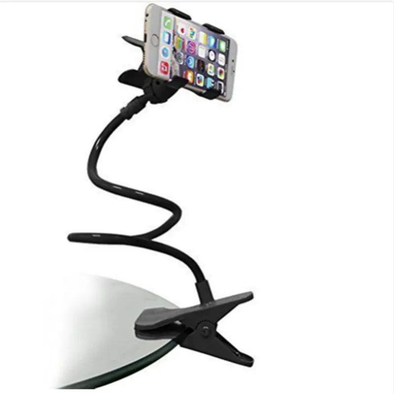 

Cell Phone Clip Holder Goose Neck Universal Lazy Bracket Flexible Long Arm Universal Mobile Phone Lazy Stand Adjustable Stent