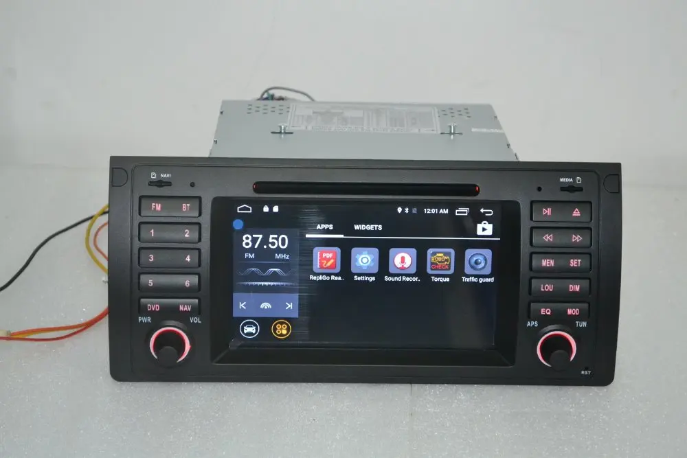 Cheap Android 9 for bmw E39,X5,M5,E53 car dvd,gps navigation,wifi,radio,bluetooth,Steering wheel Canbus Free 16g map,mic,touch screen 19