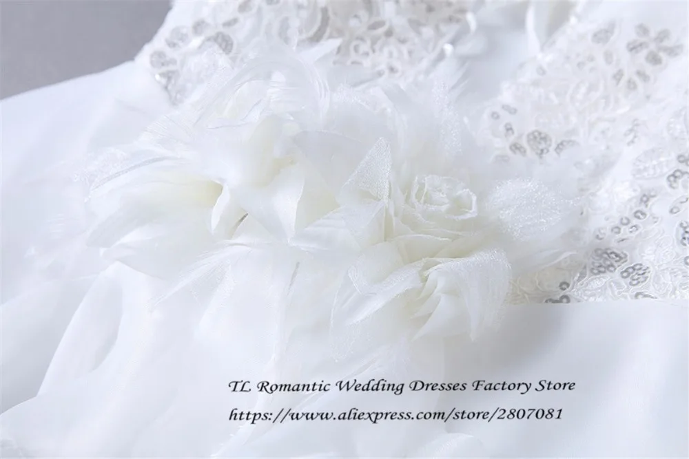 Плюс размер шлейф белые оборки без бретелек Свадебные платья дешевые платья невесты платья со шлейфом Vestidos De Novia XN039