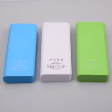 DIY Портативный для Мощность банка 18650x5 Батарея Box Shell Чехол Мощность мобильные аккумуляторы Dual USB 2 Порты DIY KIT Мощность банк не Батарея аккумулятор