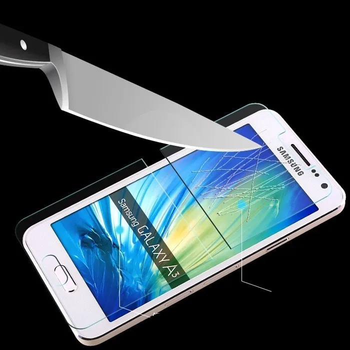 2 шт закаленное стекло для samsung Galaxy A3 Защитная пленка для samsung A3 пленка для samsung Galaxy A3 стекло HATOLY