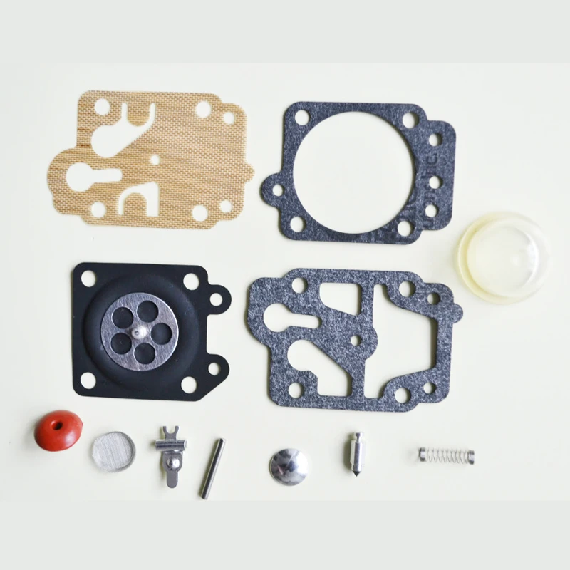 43CC 52CC Brush cutter carburetor gasket kit and primer bulb 40 5/44F 5 34F 36F 139F grass