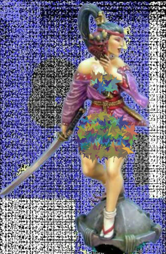 

Unassambled 1/32 54MM ancient woman night warrior 54MM Resin figure miniature model kits Unpainted