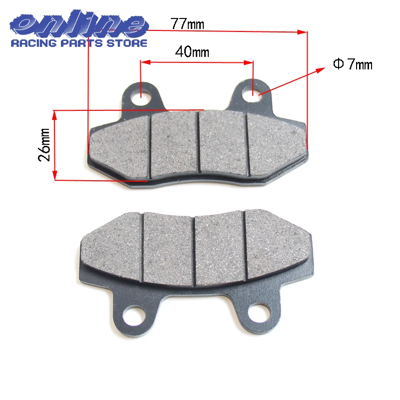 Front Brake Pads Shoes For 50cc 110cc 125cc 140cc 150cc 160cc 175cc CRF