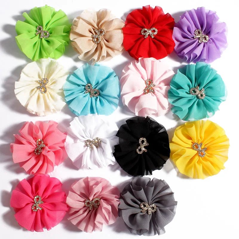 120pcs-lot-65cm-15colors-hair-clips-chiffon-flowers-with-rhinestone-bow-for-kids-hair-accessories-fabric-flowers-for-headbands