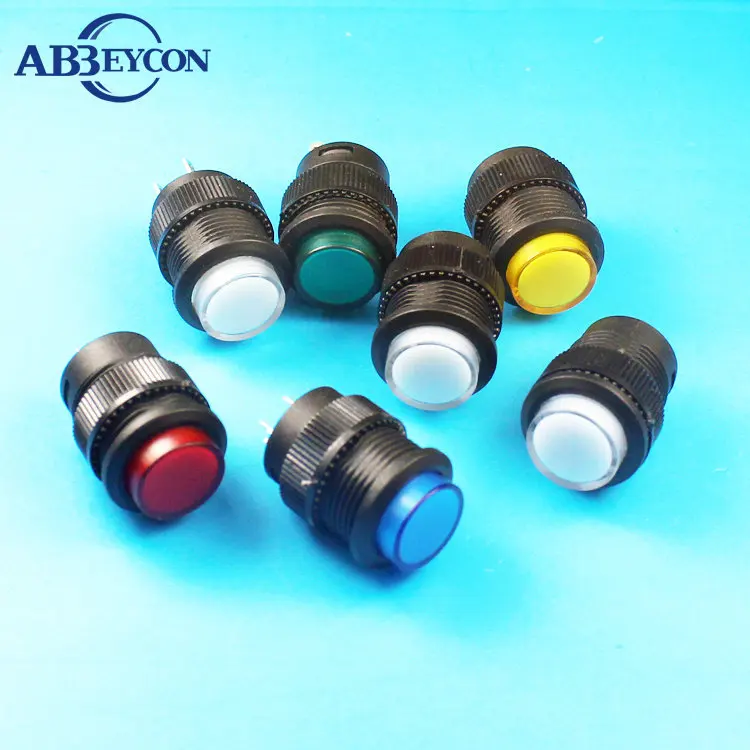 NS153 R16 503BD 16MM Momentary ON small push button illuminated red