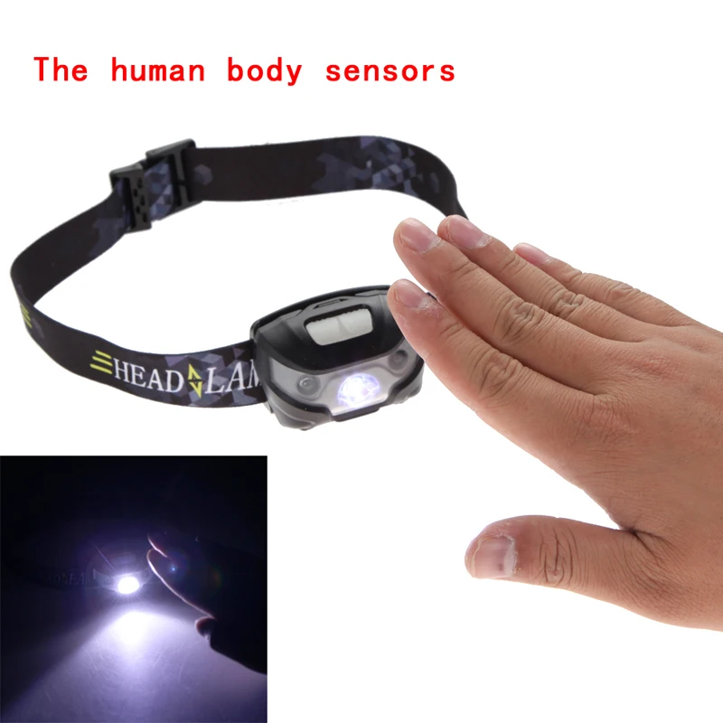 Rechargable 3500LM CREE Q5 Body Motion Sensor LED Headlight LED Headlamp Head Lamp For Outdoor Sports