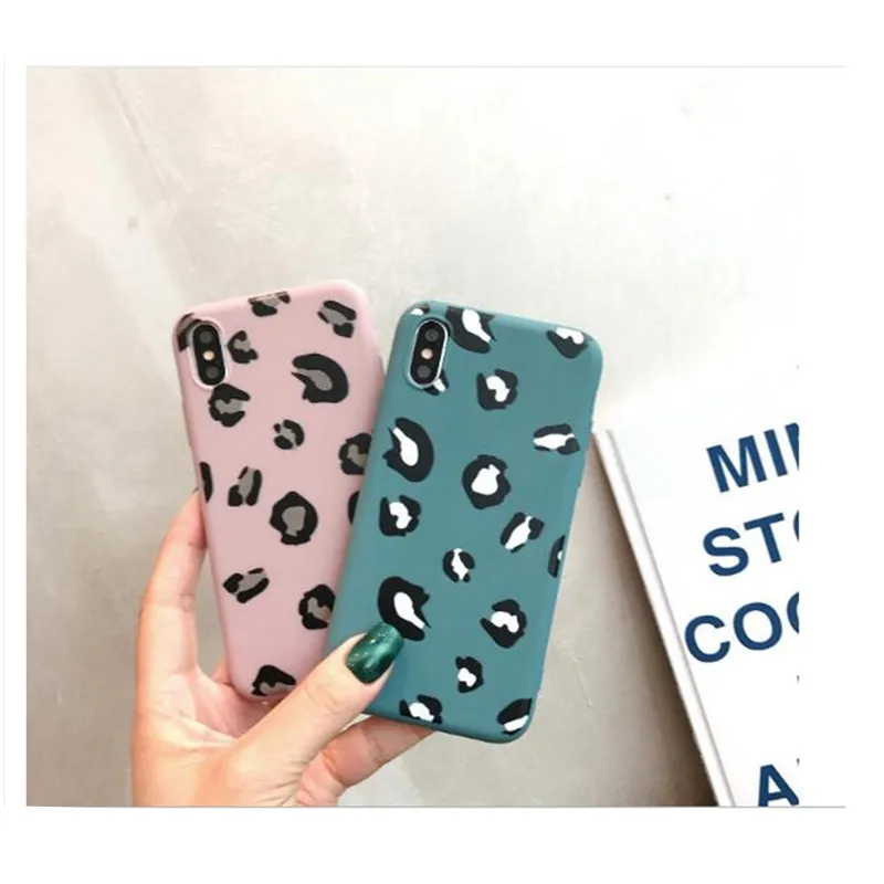 Чехол для Iphone 6 S чехол милый Леопардовый принт силиконовый 8 Plus Iphone7 X XS Max XR 7 чехлы