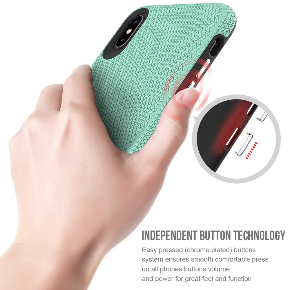 A prueba de choques de la armadura de la caja del teléfono para iphone X XS X Max XR para iphone 8 7 6 6 S Plus 5S SE cubierta trasera de TPU de alta disipación del calor A prueba de choques de la armadura de la caja del teléfono para iphone X XS X Max XR para iphone 8 7 6 6 S Plus 5S SE cubierta trasera de TPU de alta disipación del calor