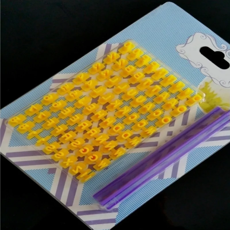 1 шт. пресс эмбоссер пластик форма для печенья резак инструменты DIY Алфавит Письмо Im пресс помадка форма инструмент