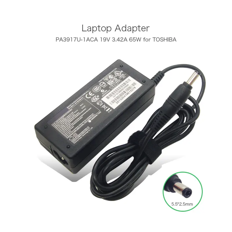 19V 3.42A 65 Вт PA3917U-1ACA ноутбук Зарядное устройство для ноутбука Toshiba Portege R700 R705 R835 R830 A110