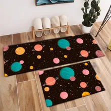 Ковры с космическими планетами и Вселенная, солнечная система, ковры для детей, дома, гостиной, Кристальный бархат, для двери в спальню, на кухню, напольный коврик