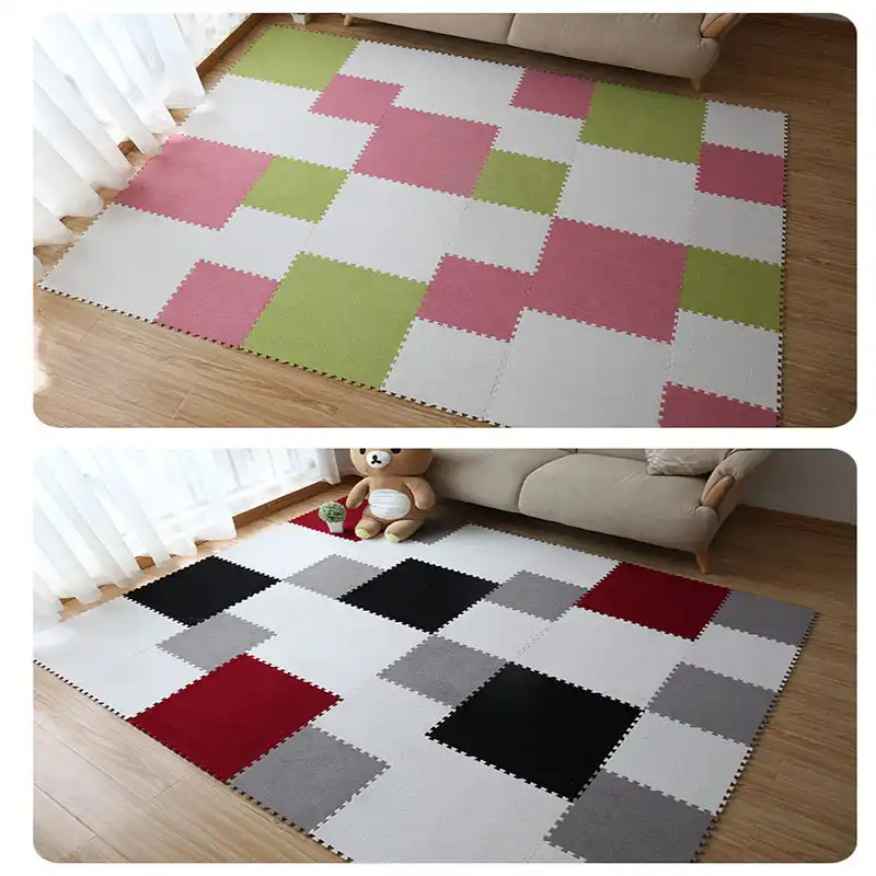 45x45x1 см EVA плюшевые детские игровые коврики плюшевый коврик Детский Поролоновый ковер Детский мягкий для развития подвижности игровой ковр...