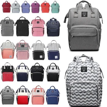 

Fashion Mummy Maternity Nappy Bag Large Capacity Nappy Bag Travel Backpack Nursing Bag for Baby Care Women's Fashion Bag
