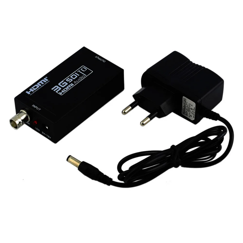 

ICOCO 1pcs Hot Worldwide MINI SD-SDI HD-SDI 3G-SDI to HDMI 1080P Converter 2.97Gbit Camera to TV