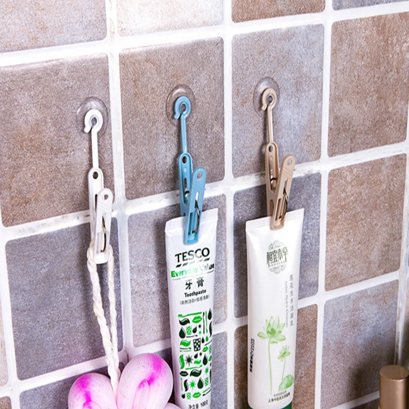 6Pcs/pack Curtain Hook Clips Window Shower Curtain Rings Clamps Curtain