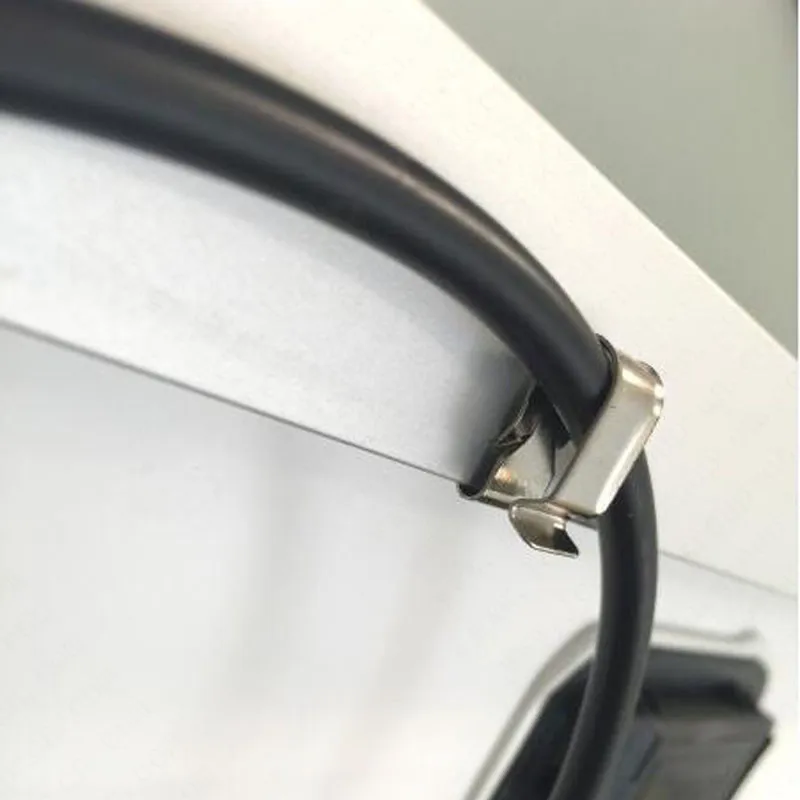 Qualidade em Aço Clips de Cabo de Energia Braçadeira para o Fio de Cabo Lote Alta Inoxidável Solar Fotovoltaica Energia 2000 Pçs - 8 cable electronic