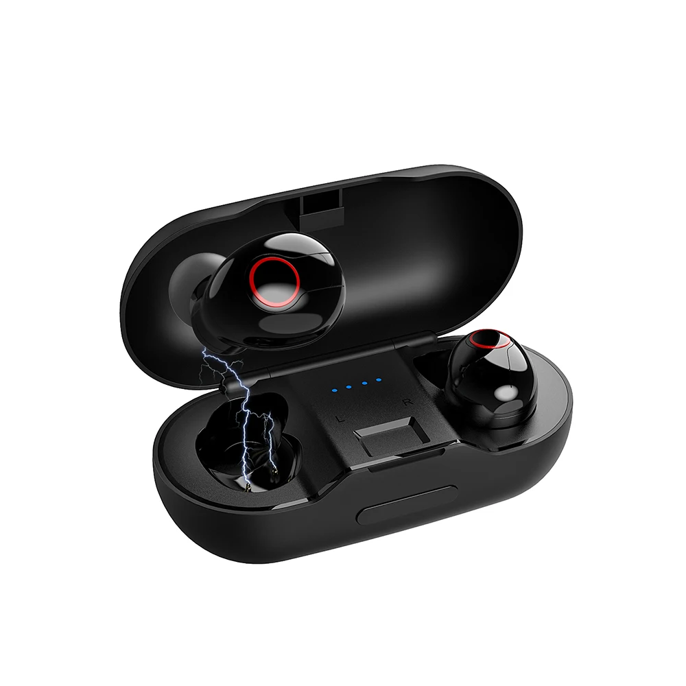 

X-DRAGON Bluetooth Wireless Earphones Bluetooth Earphone Headset Bluetooth Wireless Earbuds Black with Microphone Charge Box