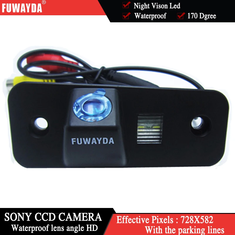 Автомобильное зеркало заднего вида FUWAYDA SONY CCD для Hyundai 06 09 Santa Fe с направляющей
