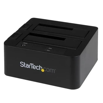 

StarTech.com USB 3.0 / eSATA Dual Hard Drive Docking Station with UASP for 2.5/3.5in SATA SSD / HDD – SATA 6 Gbps, HDD,SSD