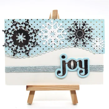 

Snowflake Metal Cutting Dies Stencils for DIY Scrapbooking Decorative Embossing Paper Card Making Craft