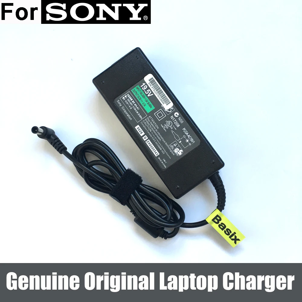 Original 90W 19.5V Laptop AC Adapter Battery Charger For Sony Vaio